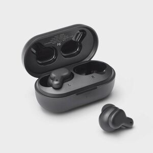 Open Box - Heyday - Active Noise Canceling Bluetooth Earbuds In-Ear Wi Black